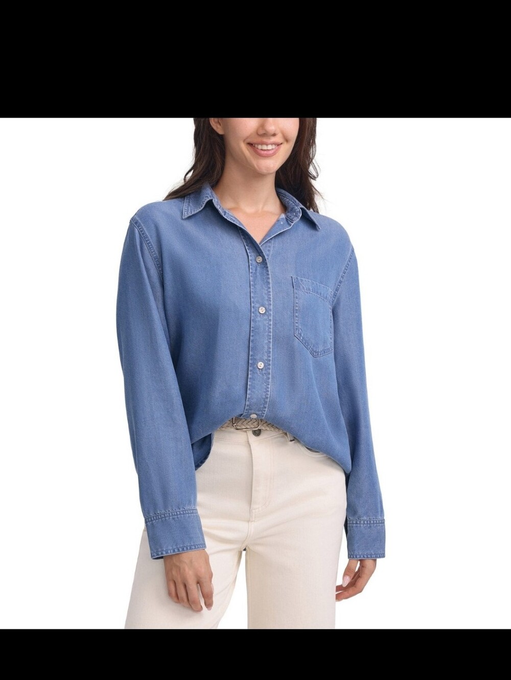 Frye Women Lyocell Button Up Shirt